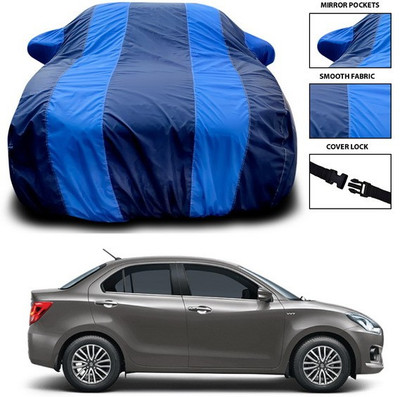 ANTHUB Car Cover For Maruti Dzire (With Mirror Pockets)(Blue)