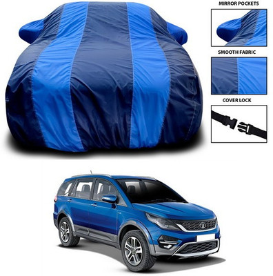 ANTHUB Car Cover For Tata Hexa (With Mirror Pockets)(Blue)