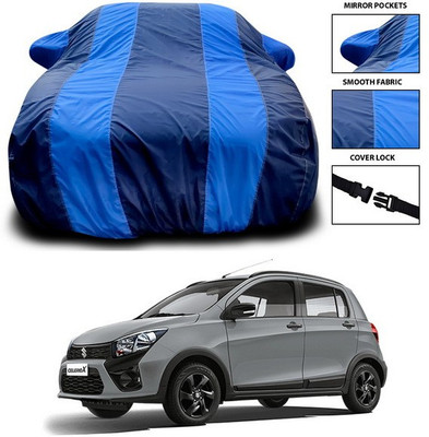 ANTHUB Car Cover For Maruti Suzuki Celerio X (With Mirror Pockets)(Blue)