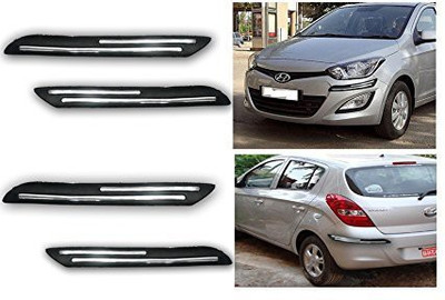 CARSONIFY Rubber Car Bumper Guard(Black, Pack of Pack of 4, Universal For Car, Universal For Car)