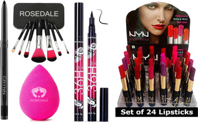 Crynn Smudge Proof Essential Makeup(34 Items in the set)