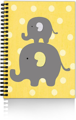 DI-KRAFT Handmade A5 Diary Unruled 160 Pages(Yellow)