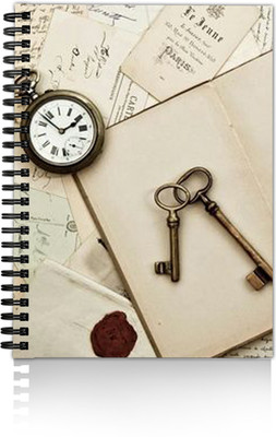 DI-KRAFT Handmade A5 Diary Unruled 160 Pages(White)