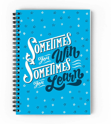 epheriwala Sometimes You Win A5 Diary Ruled 160 Pages(Sky)