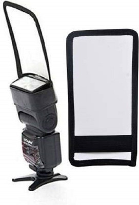 ALFASIYA Silver White Flash Diffuser Reflectors for Flash, Pack of Three (3) Pieces Camera Flash Diffuser (White, Silver) Any Camera Flash Diffuser(Black)