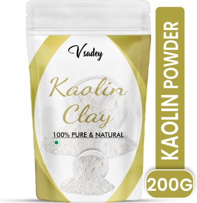 vsadey Secret White Light Kaolin Clay Powder For Skin Face Mask 200g (Pack of 1)(200 g)