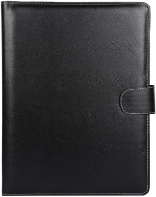 Dacto2pick Faux leather Conference Folder(Set Of 1, Black)