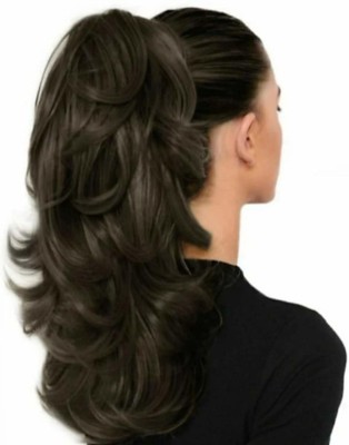 TBC Curly Ponytail Black  Extension Wig for Women (Pack of 1) Hair Extension