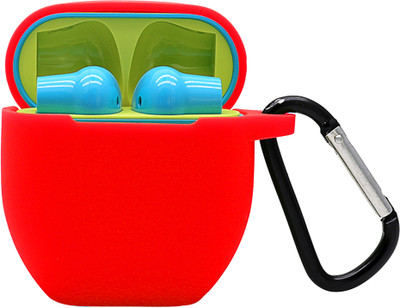 J Silicone Press and Release Headphone Case For Oneplus Buds(Red)