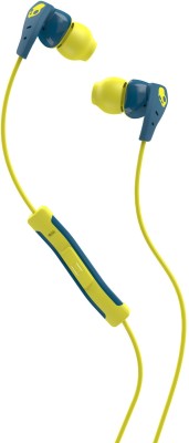 Skullcandy S2CDJY-358 Wired Headset with Mic(Teal Acid, In the Ear)