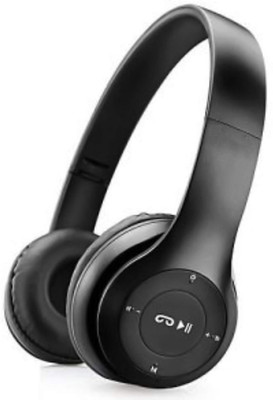 Casa Tech Bluetooth Wireless Headphone Gaming Headphone Bluetooth Headset Bluetooth(Black, On the Ear)