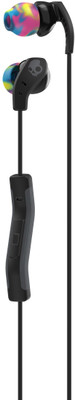 Skullcandy S2CDJY-523 Wired Headset with Mic(Black Swirl Cool, In the Ear)