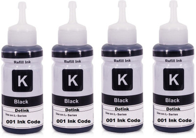 Refill Ink 001 Dye Ink Black Ink Bottle