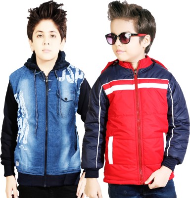 AD & AV Full Sleeve Colorblock Boys Jacket