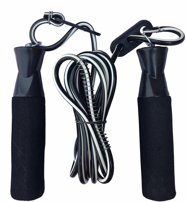 LYCAN fitness Skipping/jump rope with foam handle for fat loss/cardio Ball Bearing Skipping Rope(Length: 275 cm)