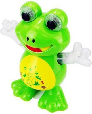 SALEOFF Dancing Frog with Music Flashing Lights and Real Dancing Action(Green)