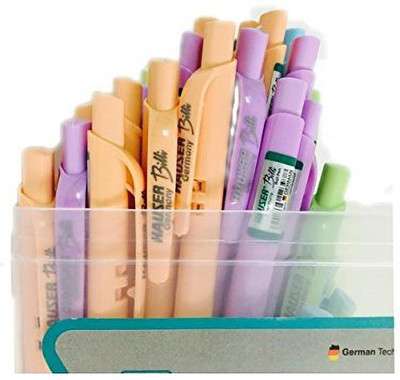 HAUSER click pen Ball Pen(Pack of 50, Ink Color - Blue)