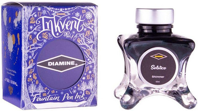 DIAMINE INKVENT BLUE EDITION SOLSTICE 50 ML SHIMMER Ink Bottle(Ink Color - SOLSTICE)