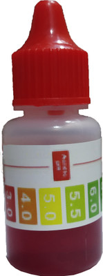 Krishna Enterprise pH test liquid alkaline water testing drops with borosil test tube Ph Test Strip(3 - 12)
