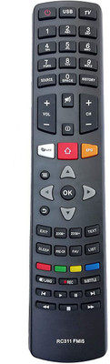 Ehop C311 FMI5 LED LCD TV Remote Control VU Remote Controller(Black)