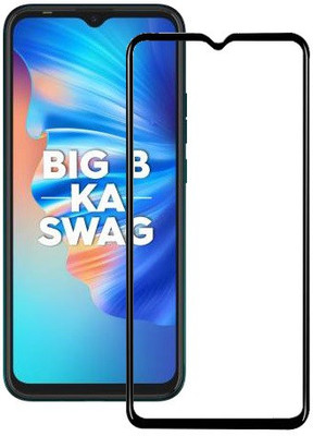 HOBBYTRONICS Edge To Edge Tempered Glass for TECNO SPARK 6 GO, TECNO SPARK GO 2021(Pack of 1)