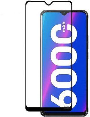 Caseline Edge To Edge Tempered Glass for Tecno Spark 6 Go(Pack of 1)