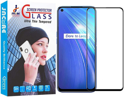 Jacure Edge To Edge Tempered Glass for Realme 7(Pack of 1)