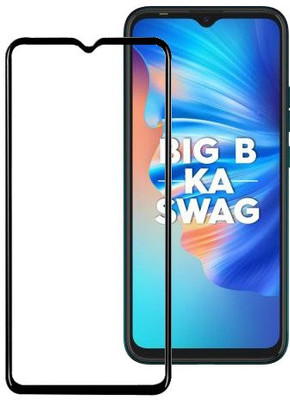HOBBYTRONICS Edge To Edge Tempered Glass for TECNO SPARK 6 GO, TECNO SPARK GO 2021(Pack of 1)