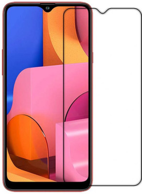 Emunks Edge To Edge Tempered Glass for SAMSUNG A20S(Pack of 1)