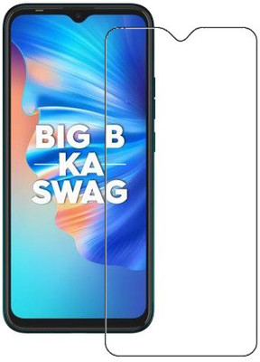 HOBBYTRONICS Tempered Glass Guard for TECNO SPARK 6 GO(Pack of 1)