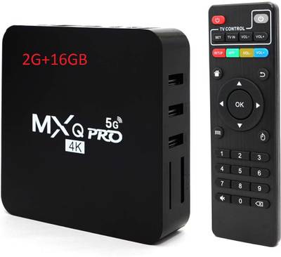 SP Tech MXQ PRO 5G Android 9.0 4K HD 3D 2.4G 5G WiFi Am logic S905W Smart tv 2GB 16GB Android TV Box Media Player Global. Media Streaming Device