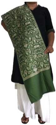 Kashmiri queen Cashmere Printed Women Shawl(Green)