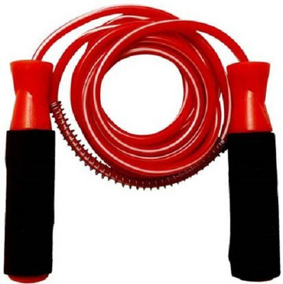 VMFM FITNESS JUMPING ROPE FOR GYM AND HOME Ball Bearing Skipping Rope(Red, Black, Length: 274 cm)