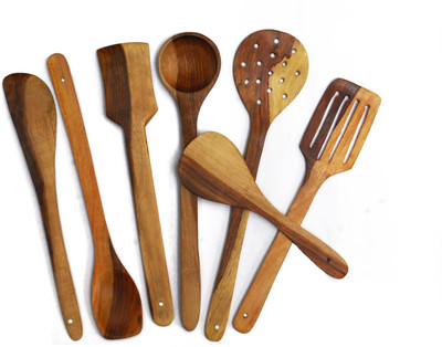 Flipkart SmartBuy FKSB-7P-01 Wooden Spatula(Pack of 7)