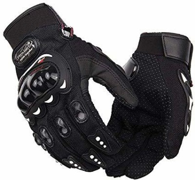 Probiker Motorcycle Racing Riding Full Finger Glovs Riding Gloves(Solid Black)