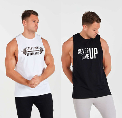 Southcity Graphic Print Men Round Neck Multicolor T-Shirt