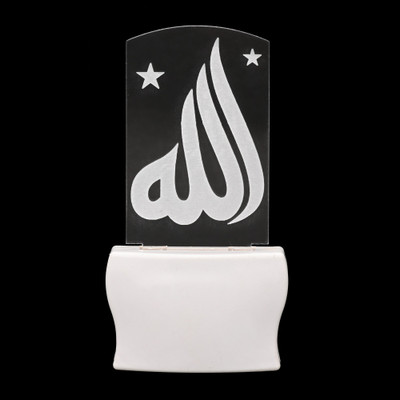 AFAST 3D Illusion Allha Multi Colour Changing LED Night Lamp Night Lamp(10 cm, Multicolor)