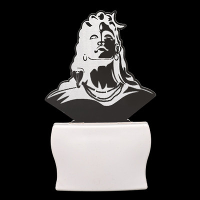 AFAST 3D Illusion Shive Ji Multi Colour LED Night Lamp Night Lamp(10 cm, Multicolor)