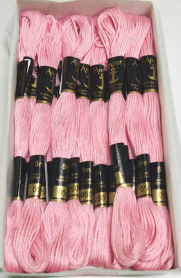 ANCHOR pink Thread(8 m Pack of25)