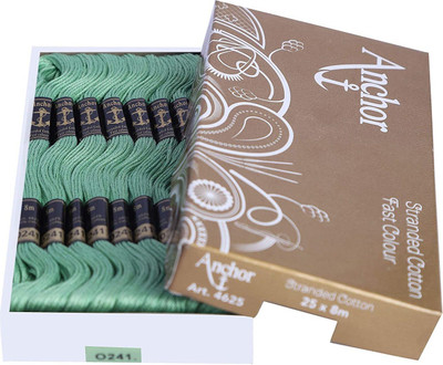 ANCHOR green Thread(8 m Pack of25)