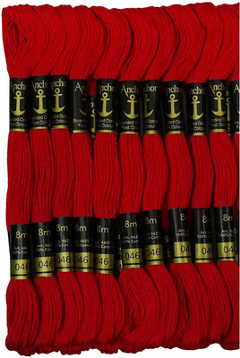ANCHOR RED Thread(8 m Pack of25)