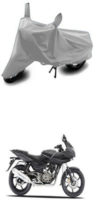 ZTech Two Wheeler Cover for Bajaj(Pulsar 220 DTS-i, Silver)
