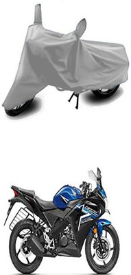 Toy Ville Two Wheeler Cover for Honda(CBR 150R, Silver)