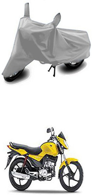 ZTech Two Wheeler Cover for Mahindra(Stallio, Silver)
