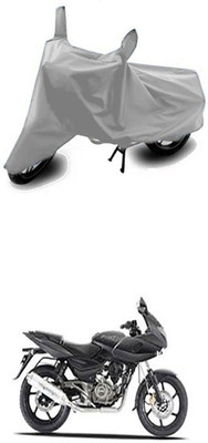 ZTech Two Wheeler Cover for Bajaj(Pulsar 220 DTS-i, Silver)