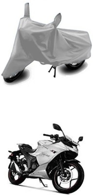 ZTech Two Wheeler Cover for Suzuki(Gixxer SF, Silver)