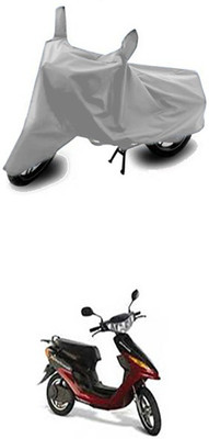 ZTech Two Wheeler Cover for Indus(Yo Electron, Silver)