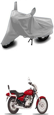 Toy Ville Two Wheeler Cover for Bajaj(Enticer, Silver)