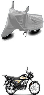 Toy Ville Two Wheeler Cover for Hero(CD 110 Dream, Silver)