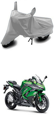 Toy Ville Two Wheeler Cover for Kawasaki(Ninja 1000, Silver)